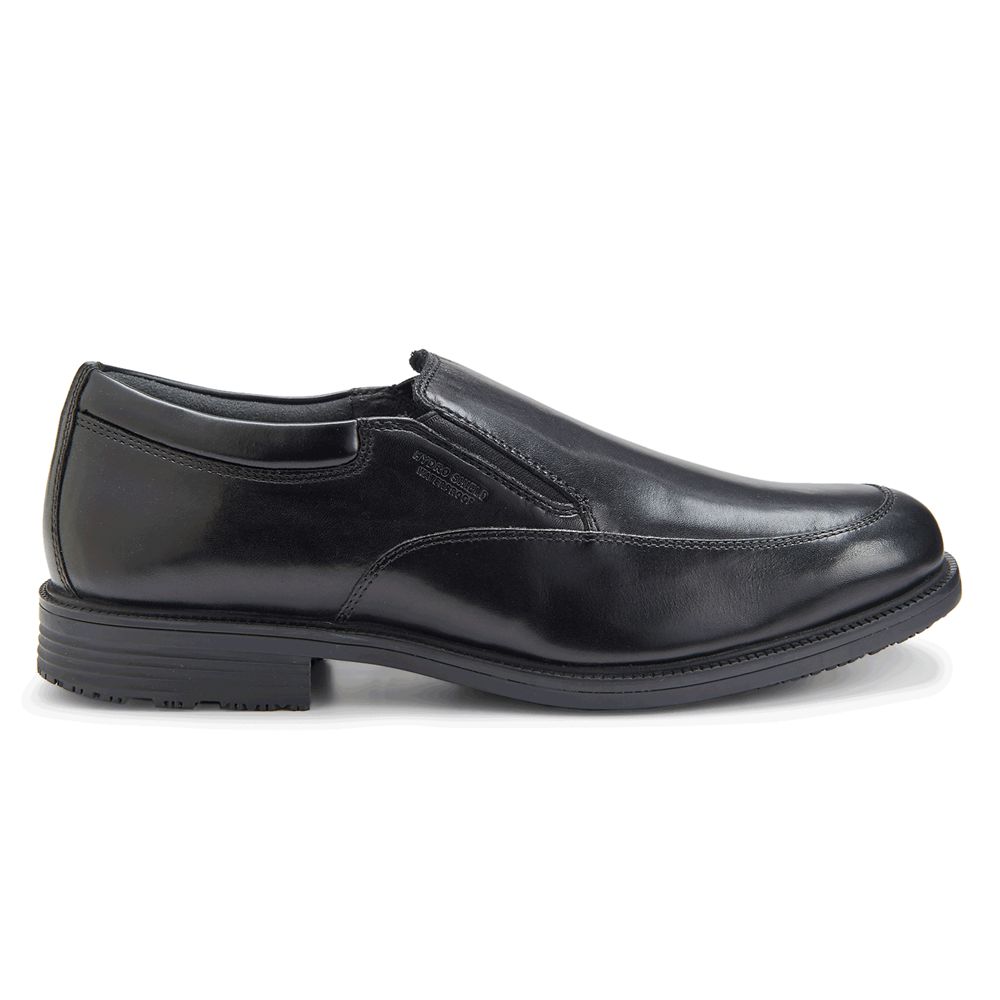 Rockport Canada Lead The Pack Waterproof - Mens Slip-Ons Black (ETB059632)